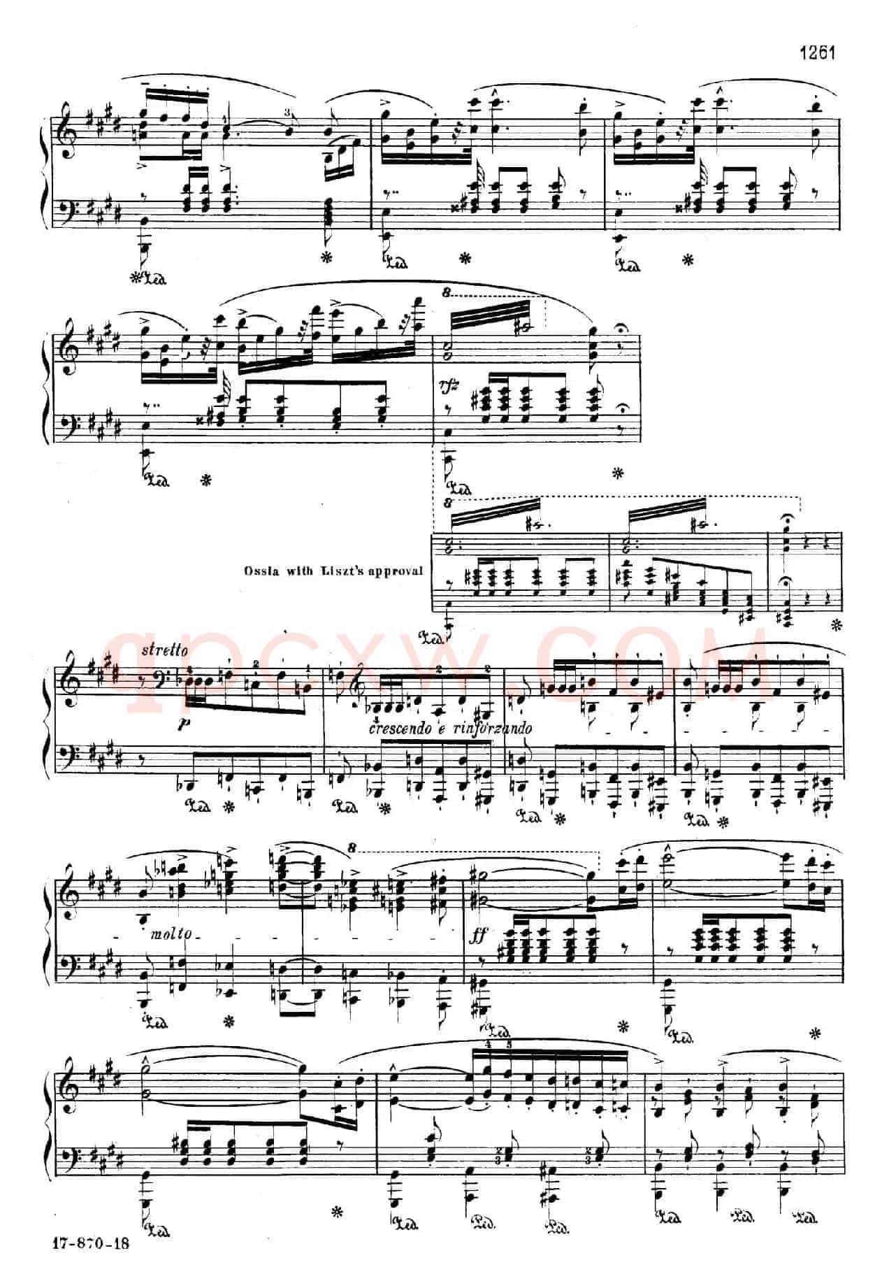 Two Polonaises S.223（2首波洛奈兹舞曲·E大调）