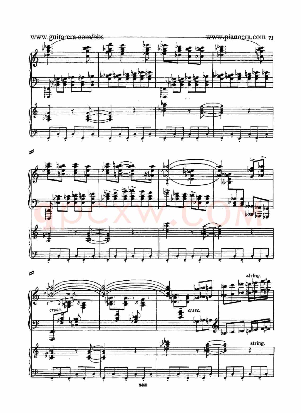 Piano Concerto in D-flat Major Op.37(降D大调钢琴协奏曲·Ⅲ·双钢琴)