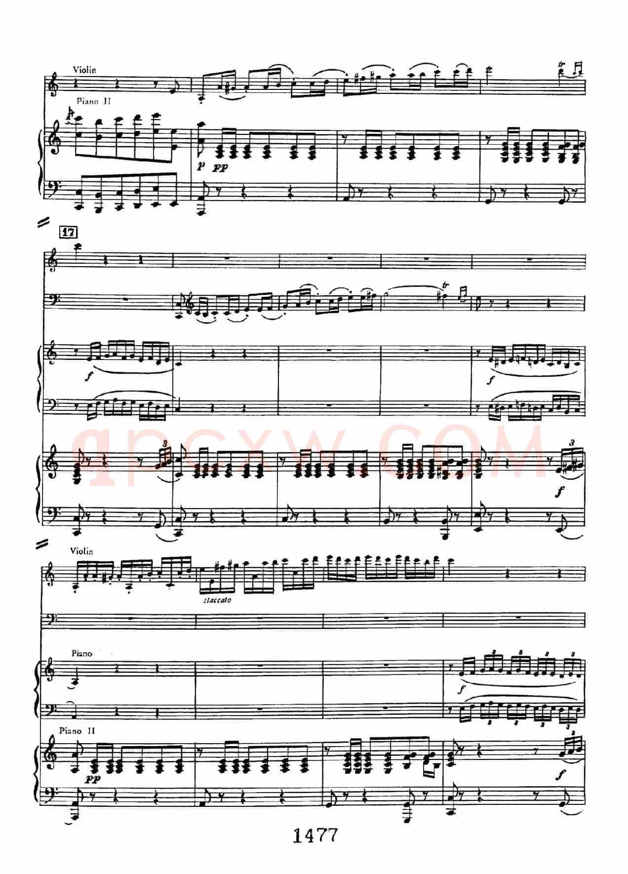 Triple Concerto in C Major Op.56(C大调三重协奏曲·双钢琴·Ⅲ)