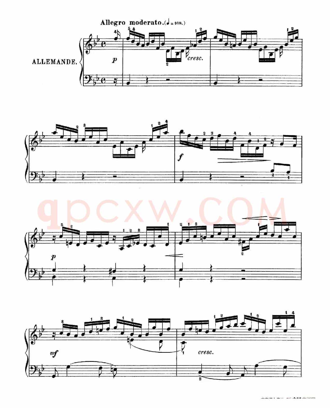 Six Partitas BWV 825-830(6首帕蒂塔·1)