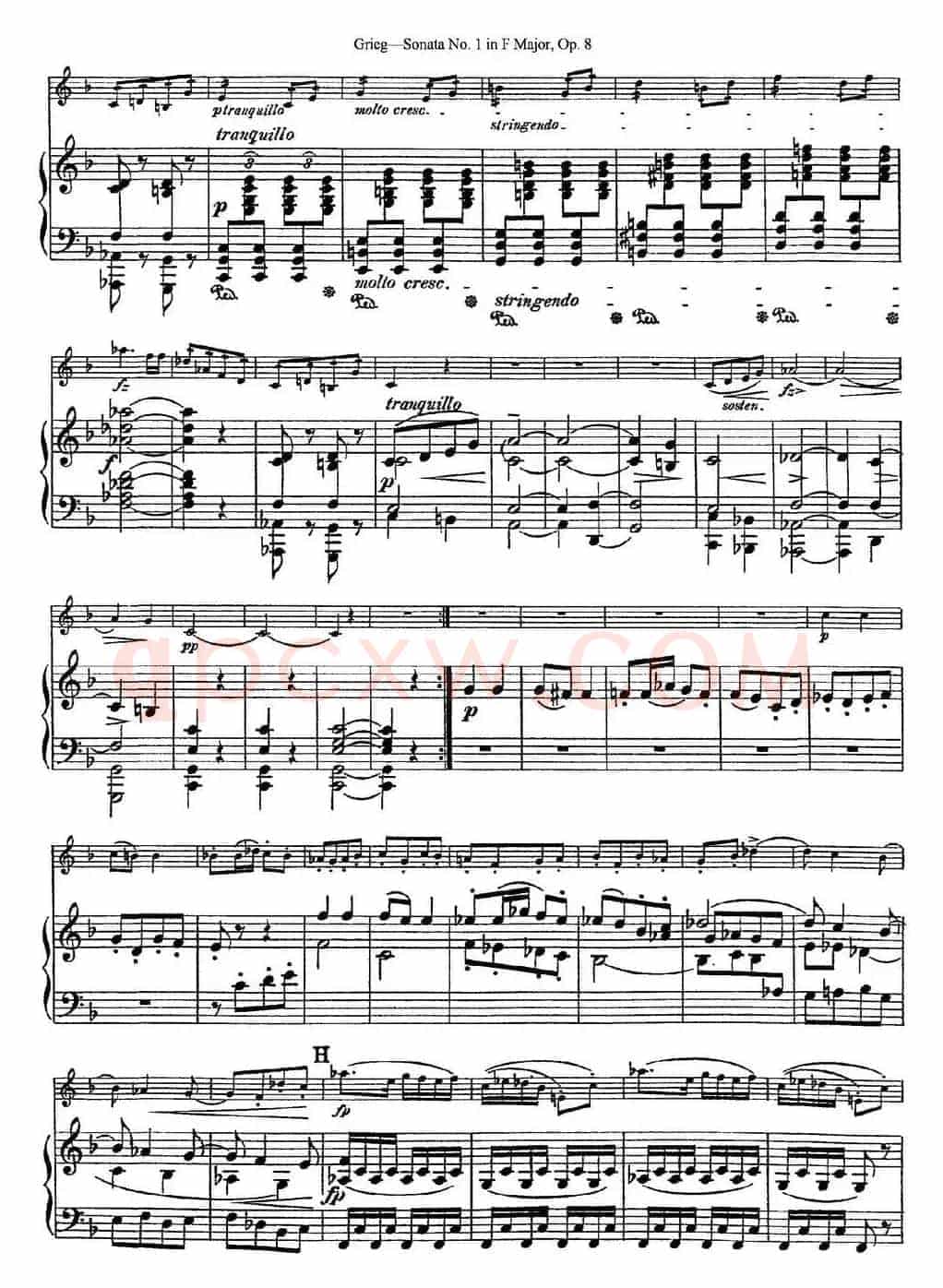 Violin Sonata No.1 Op.3（小提琴+钢琴伴奏）