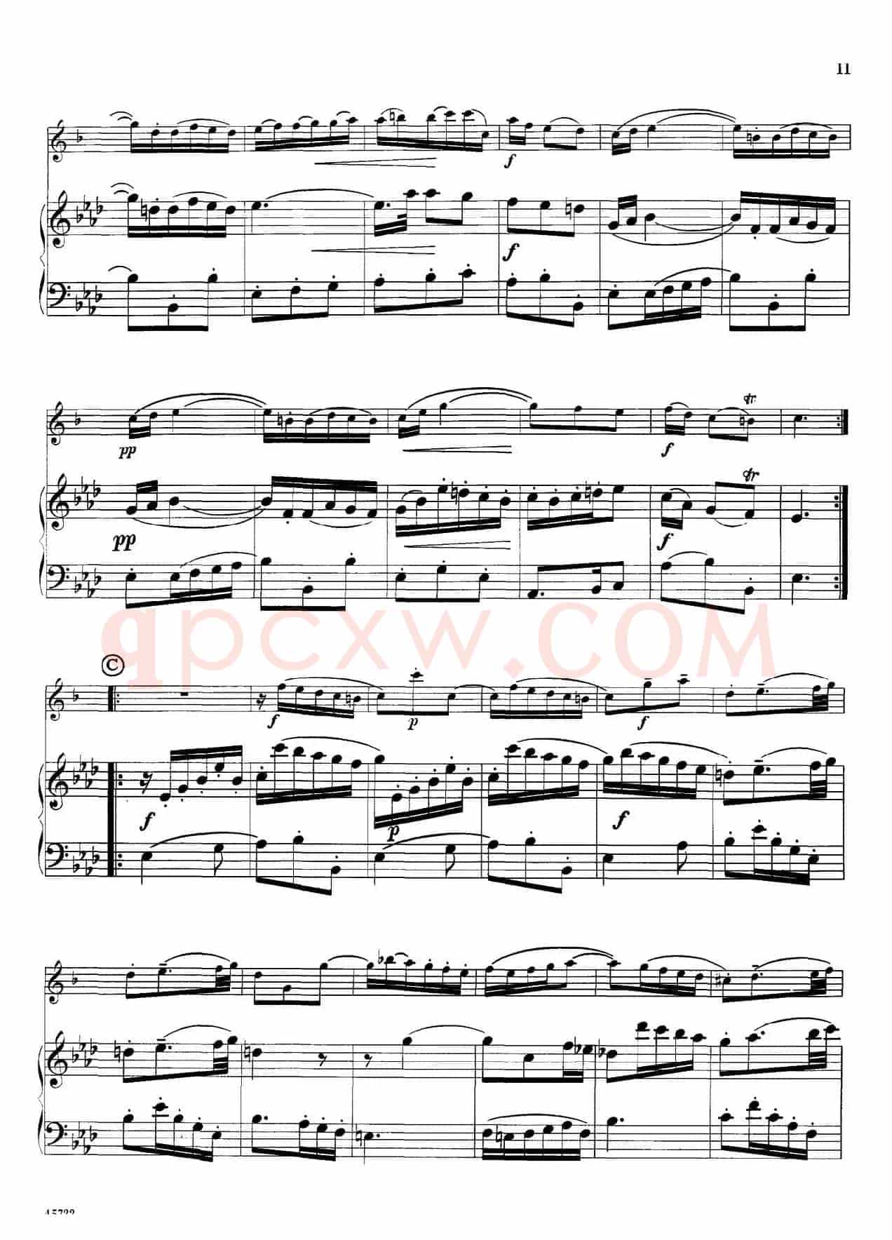 15首古典萨克斯独奏曲：2、Sicilienne and Allegro（中音萨克斯+钢琴伴奏）