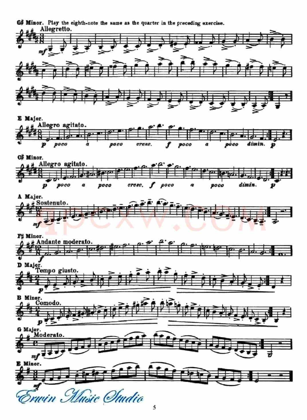 赫利美利《小提琴音阶练习》（Hrimaly《Scale Studies》）
