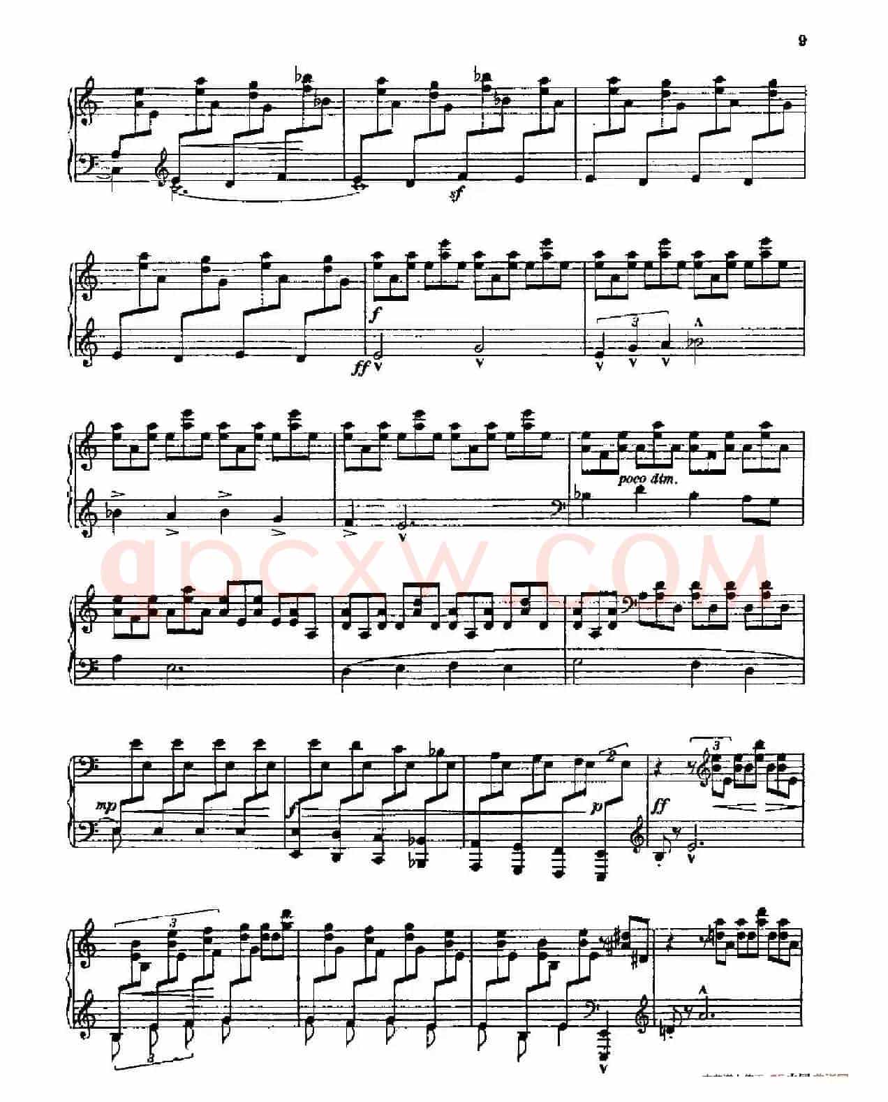 Three Preludes on Gregorian Melodies(三首格里高利圣咏前奏曲 2. 如暴风雨般激烈地)