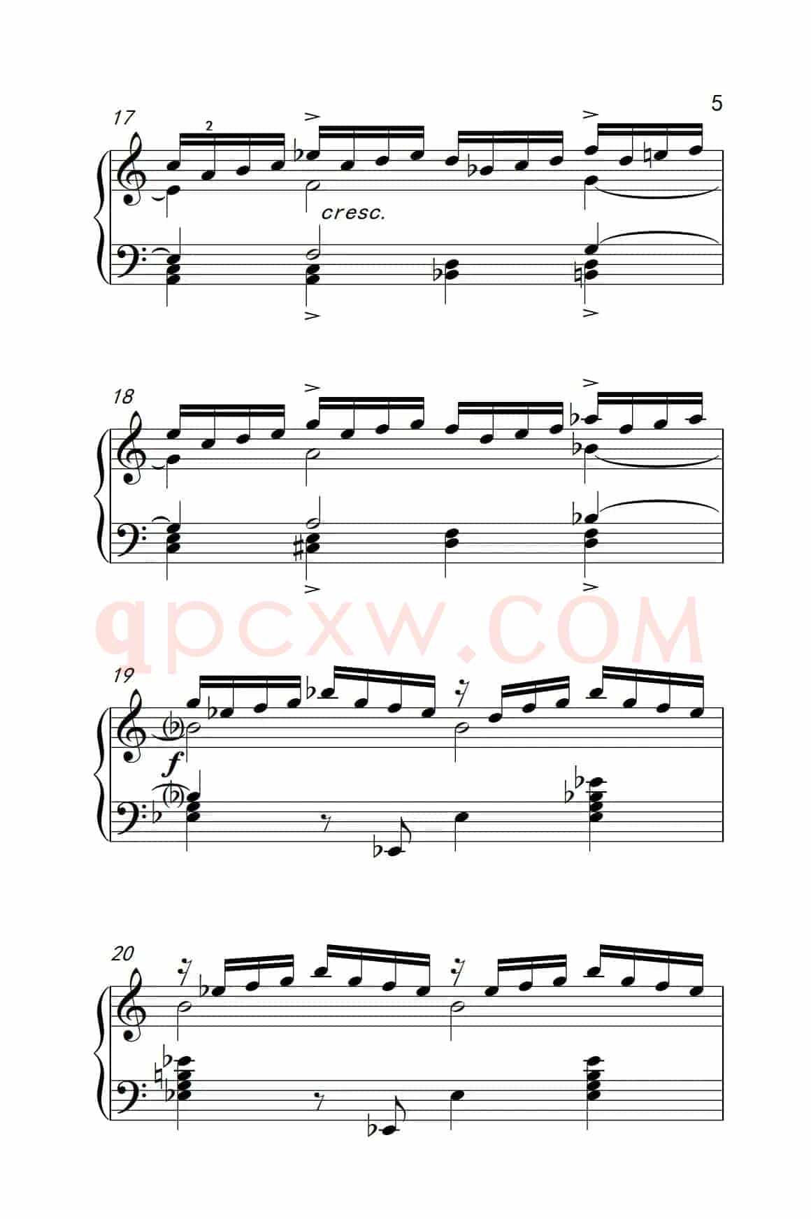 莫什科夫斯基 钢琴练习曲（第十首）