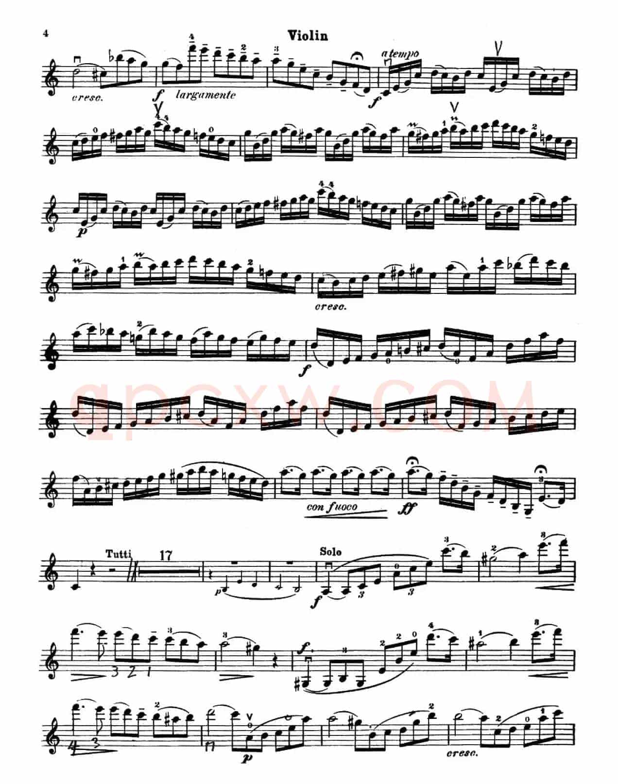 Concerto No.1 in a minor（A小调第一小提琴协奏曲）