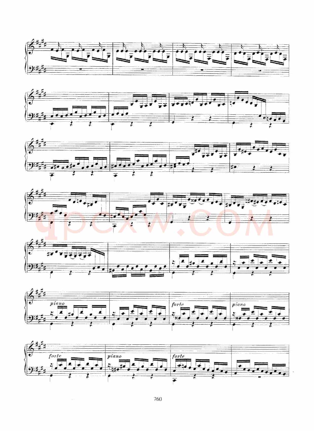 Partita in E Major BWV 1006a（E大调第三无伴奏小提琴组曲·钢琴独奏版）