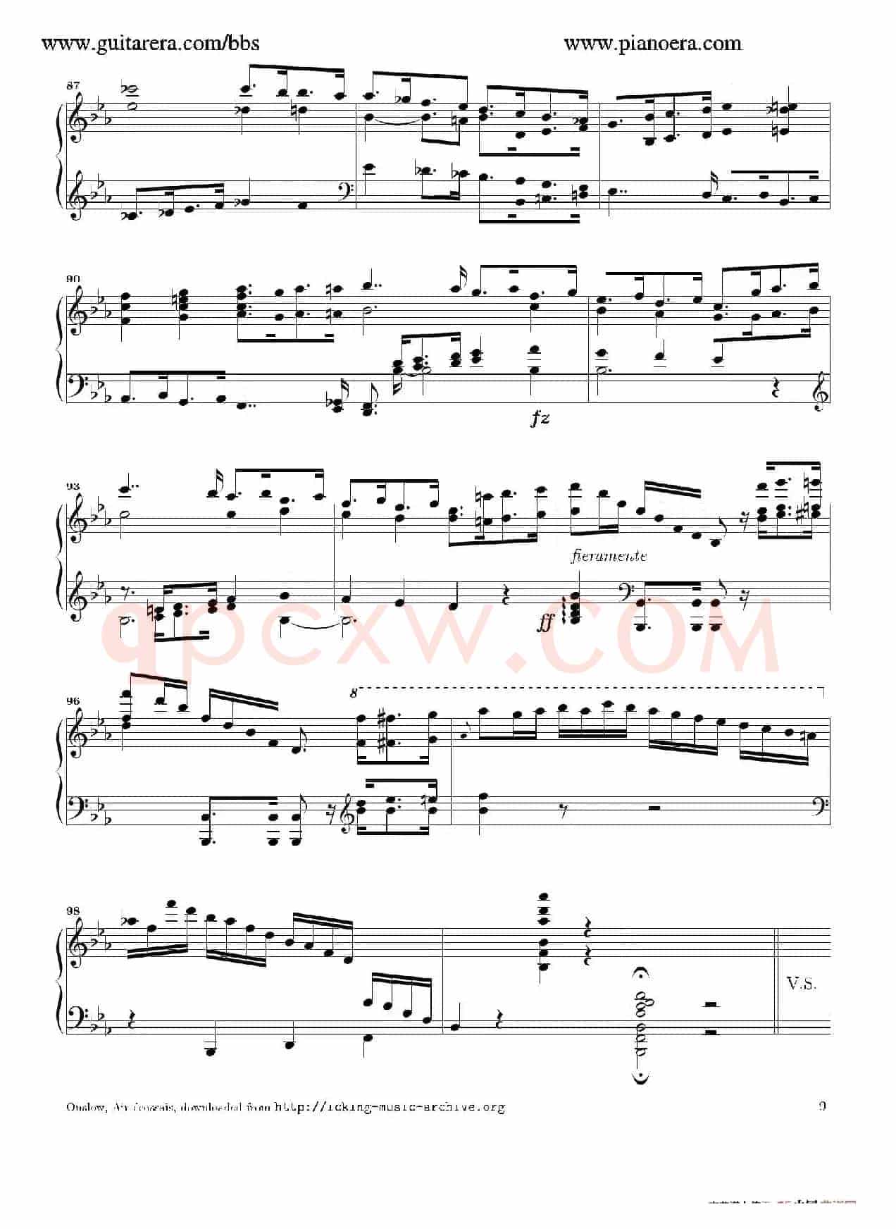Air Ecossais Varie Op.5（苏格兰歌调变奏曲）
