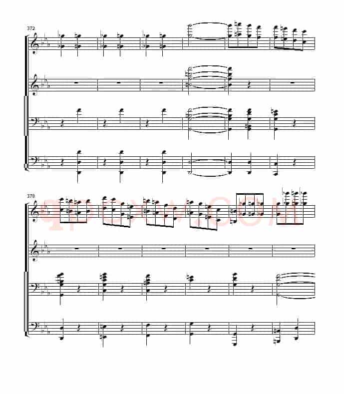 命运交响曲（四手联弹）