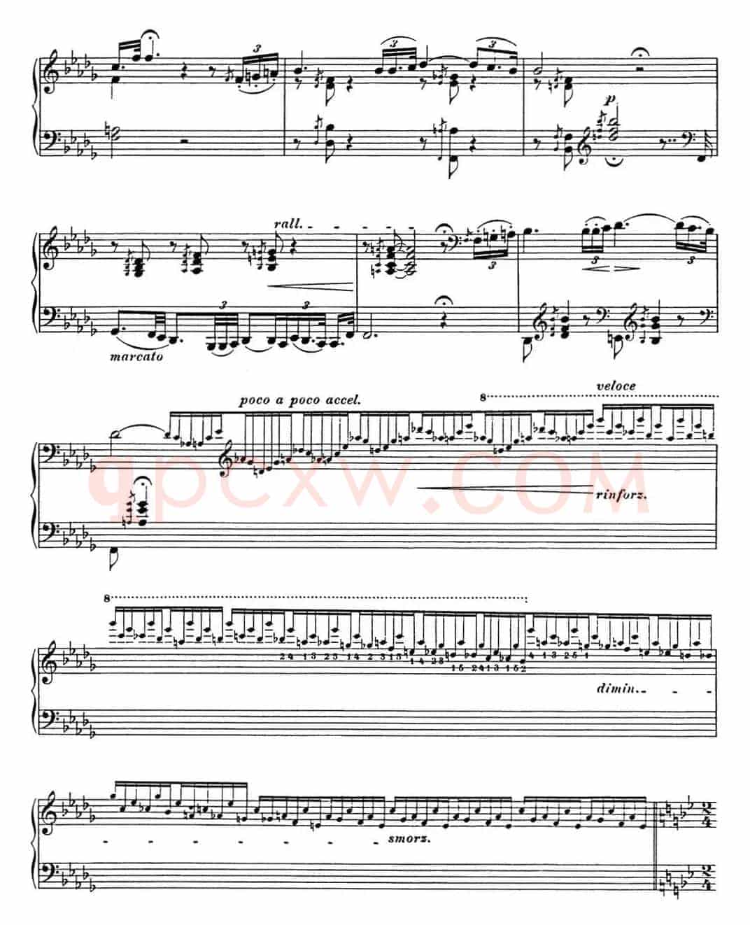 李斯特 匈牙利狂想曲 Hungarian Rhapsodies S.244 No.6