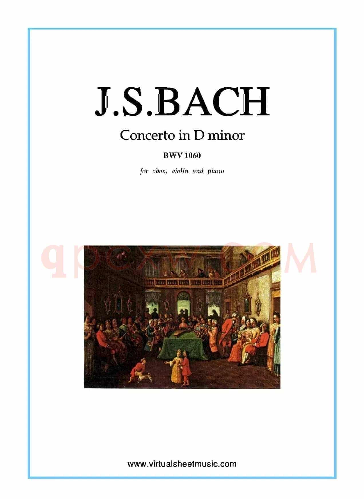 Concerto in D minor（小提琴分谱）