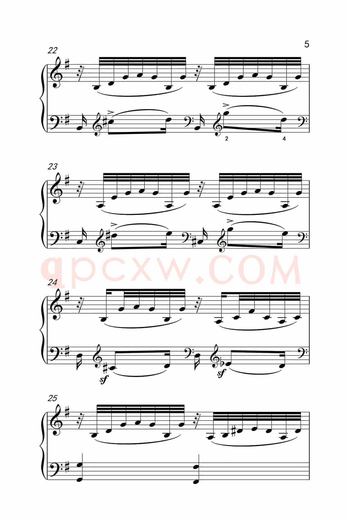 奏鸣曲 Opus 2 Nr.3 第二乐章（贝多芬奏鸣曲集 1）