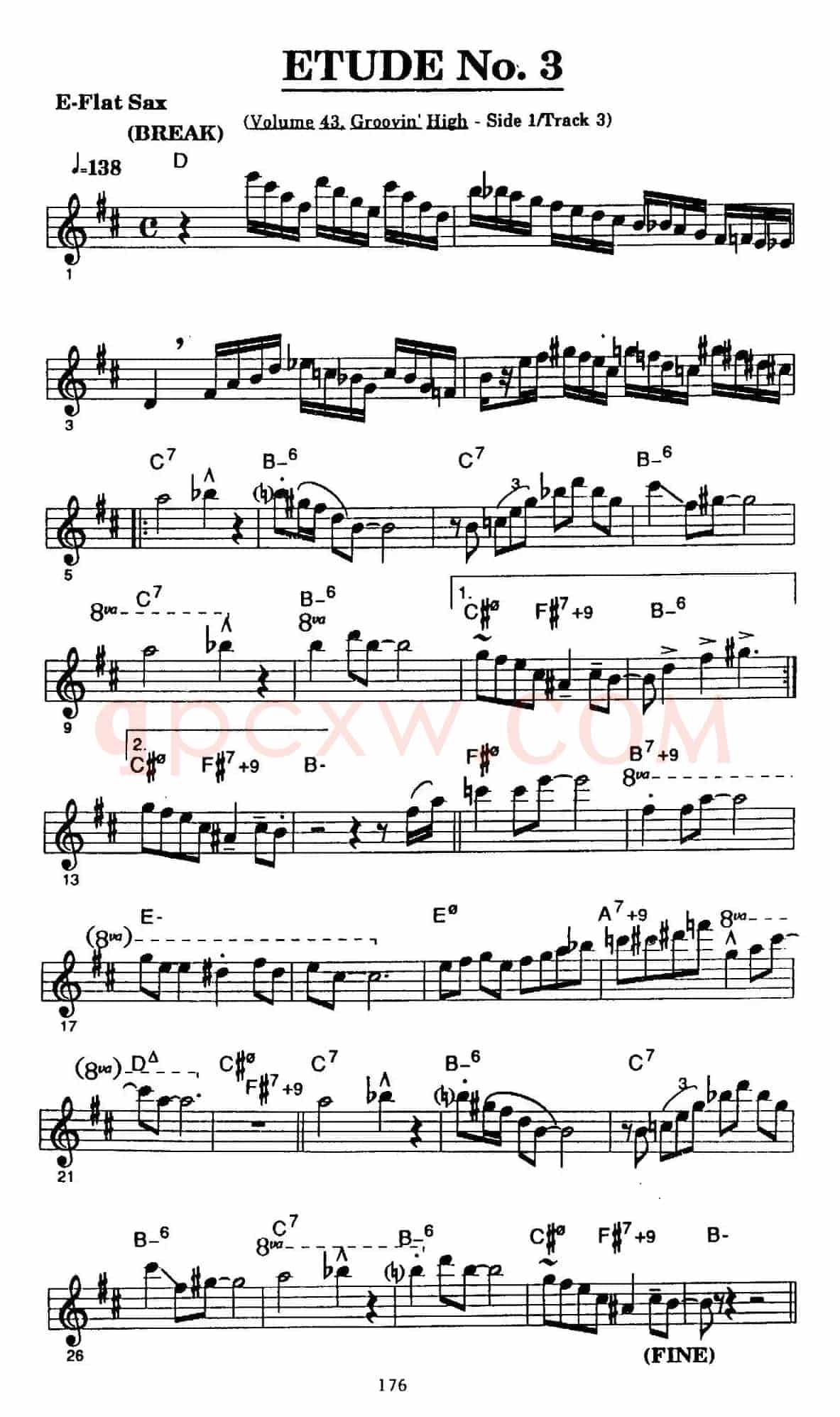 ETUDE No.3（中音萨克斯超吹练习曲）