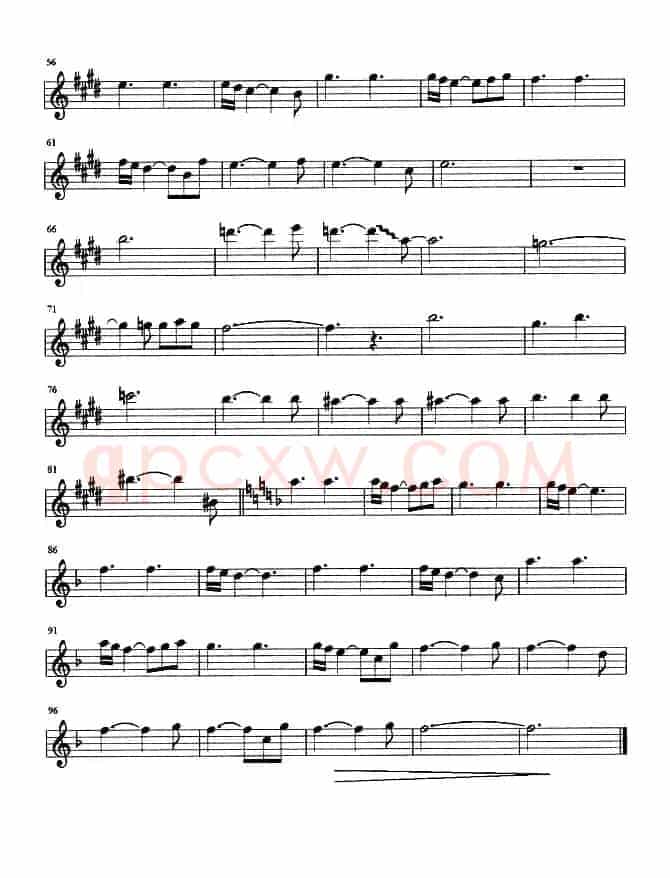 天堂之约（次中音、肯尼基演奏版）