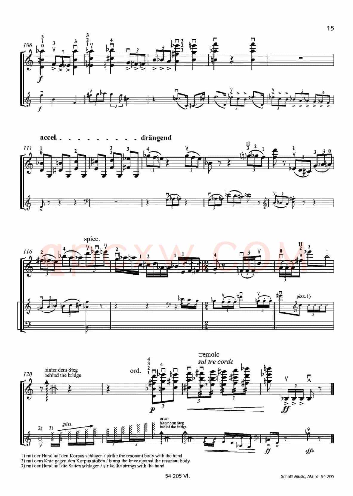 Duo concertante（炫技二重奏）（小提琴+低音提琴二重奏）