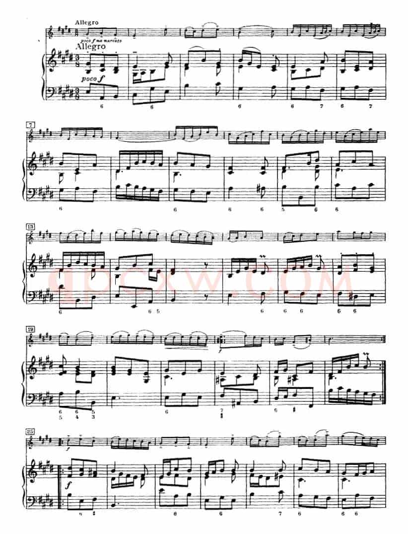 第六奏鸣曲（小提琴+钢琴）