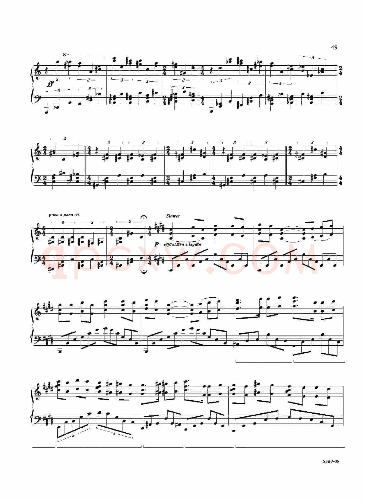 Piano Sonata No.8（第八钢琴奏鸣曲）（3）