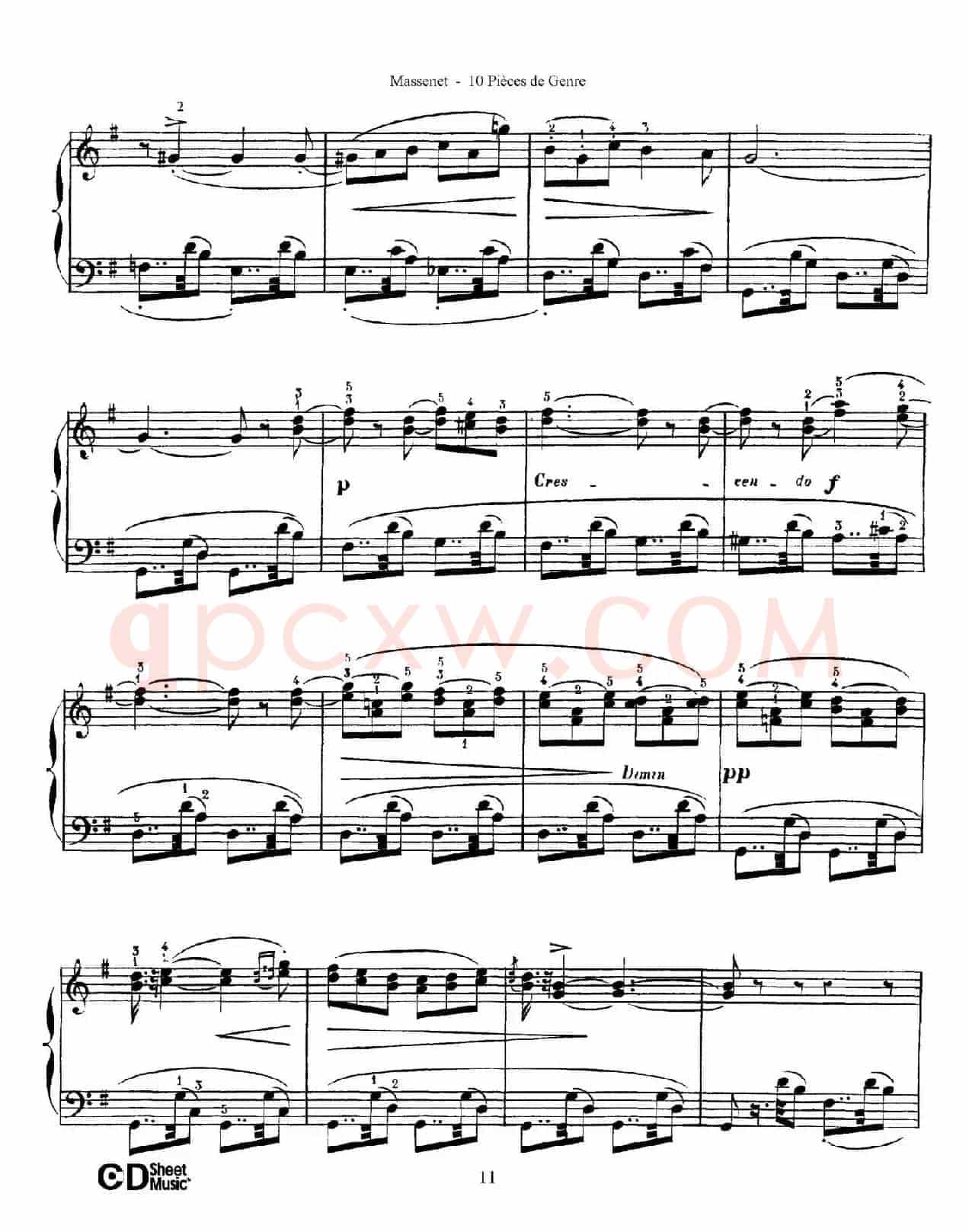 Dix Pièces de Genre Op.10(10首个性小品·Ⅲ)