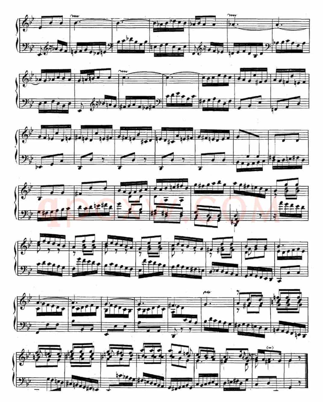 英国组曲No.3 巴赫 g小调 3rd Suite BWV 808