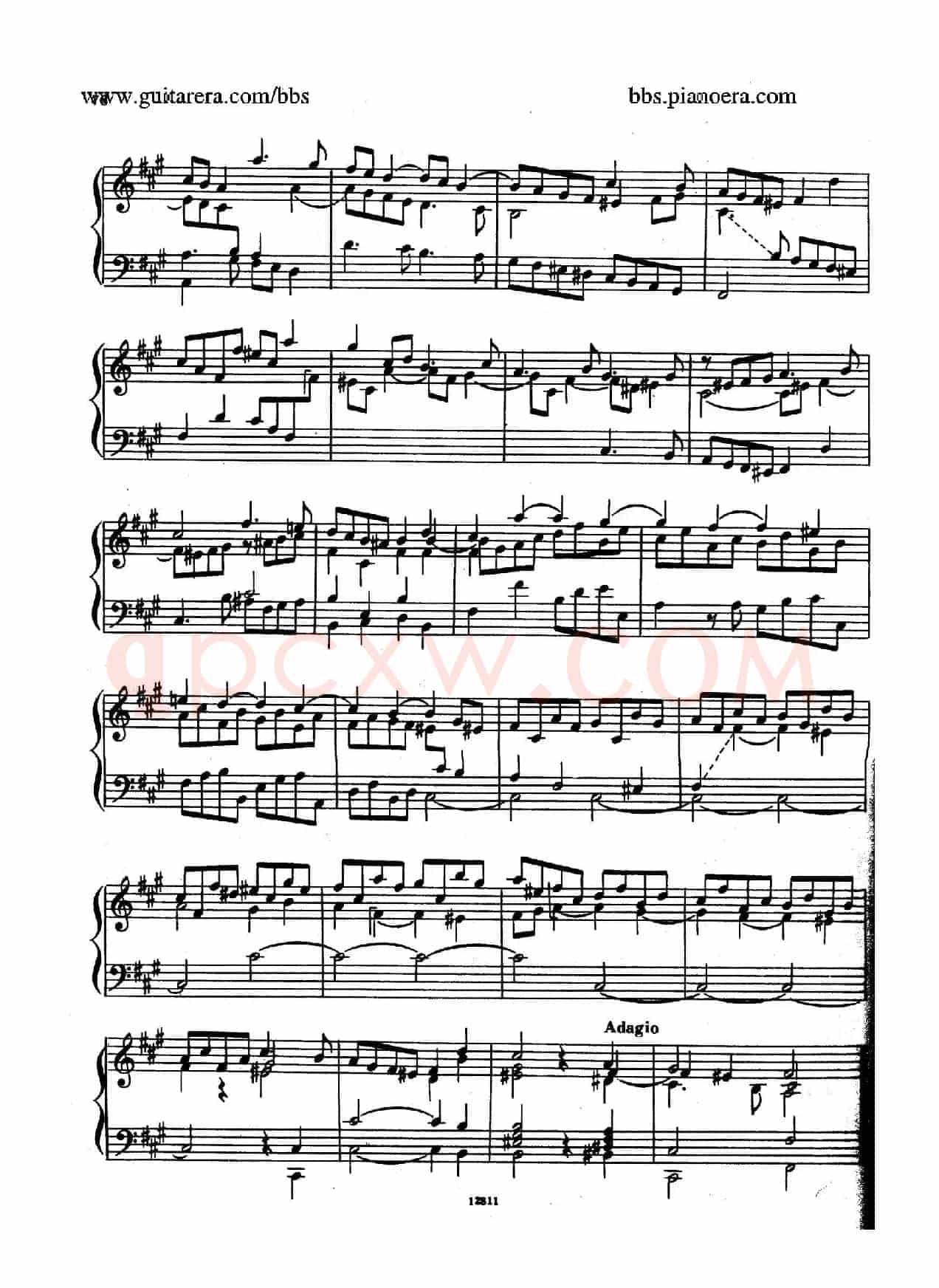 Suite No.6 in f-sharp Minor HWV 431(升f小调第六组曲)