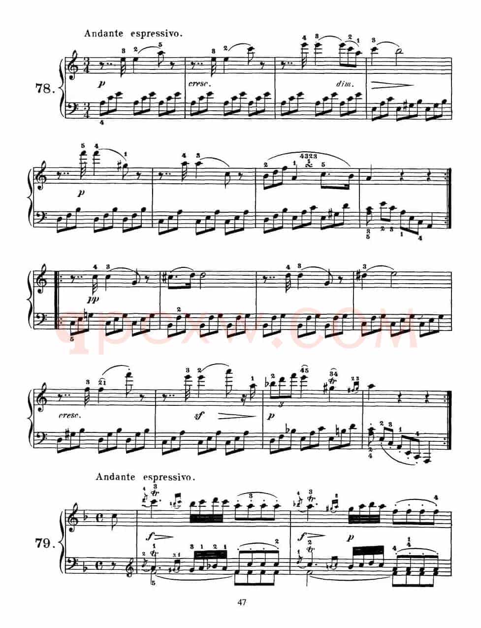 Czerny - 100 Progressive Studies Op.139（69—77）