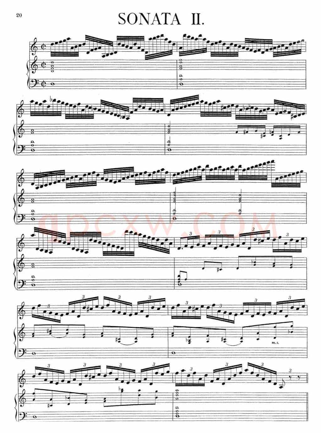 Biber Violin Sonata II（小提琴+钢琴伴奏）