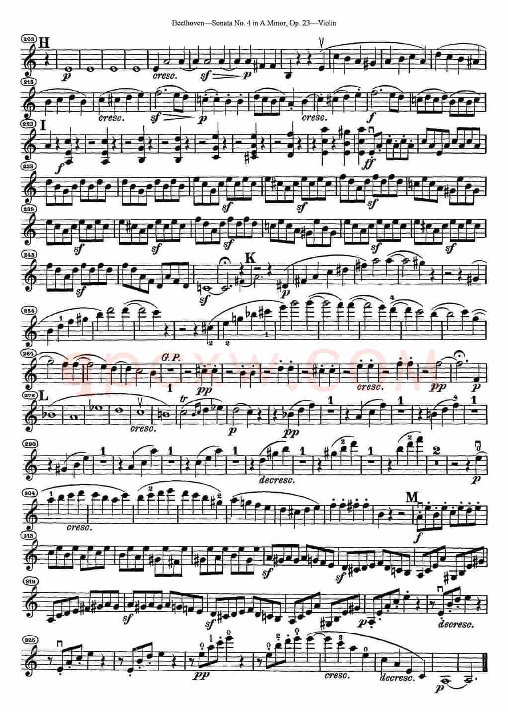 Violin Sonata No.4 in A Minor Op.23