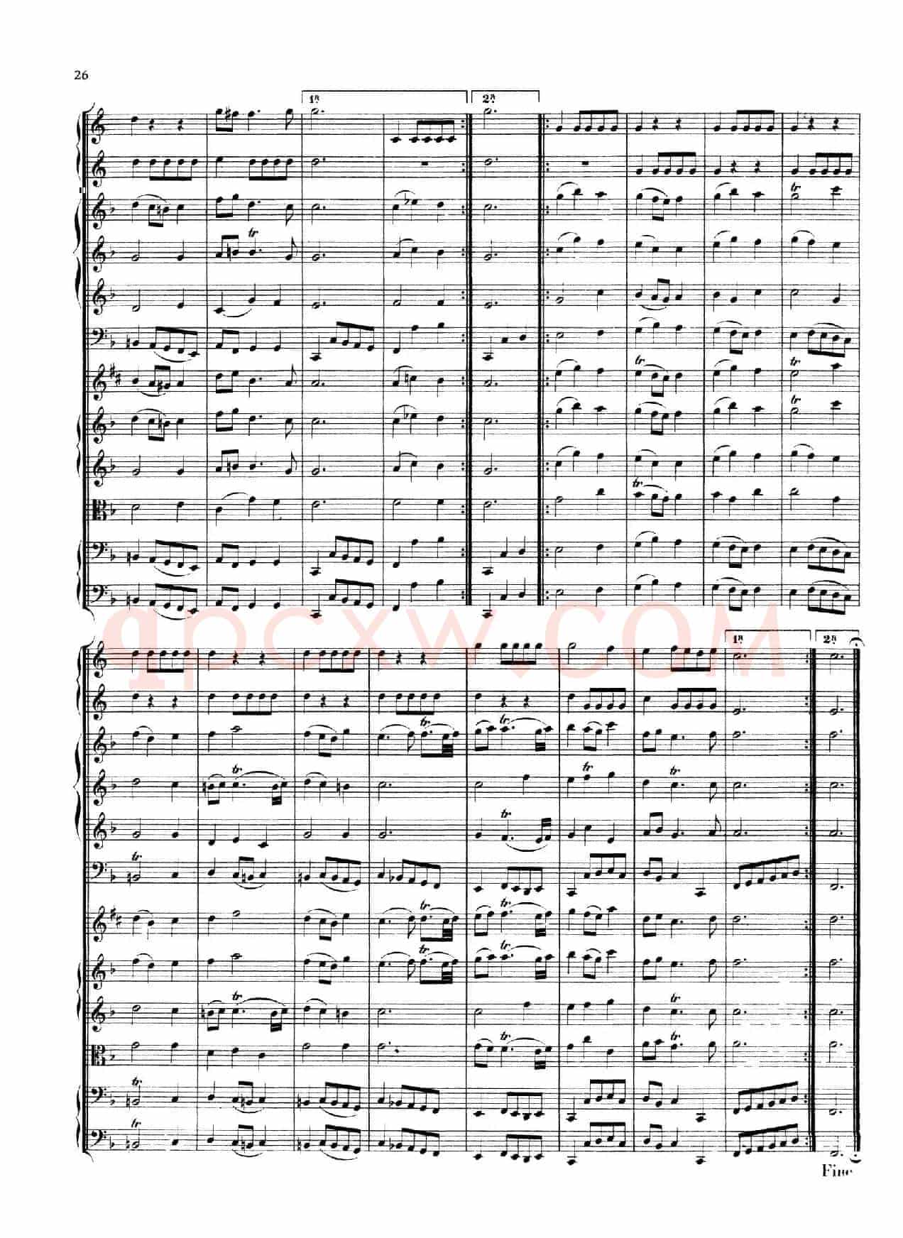 Brandenburg Concerto No.1 in F Major（勃兰登堡协奏曲第一号）