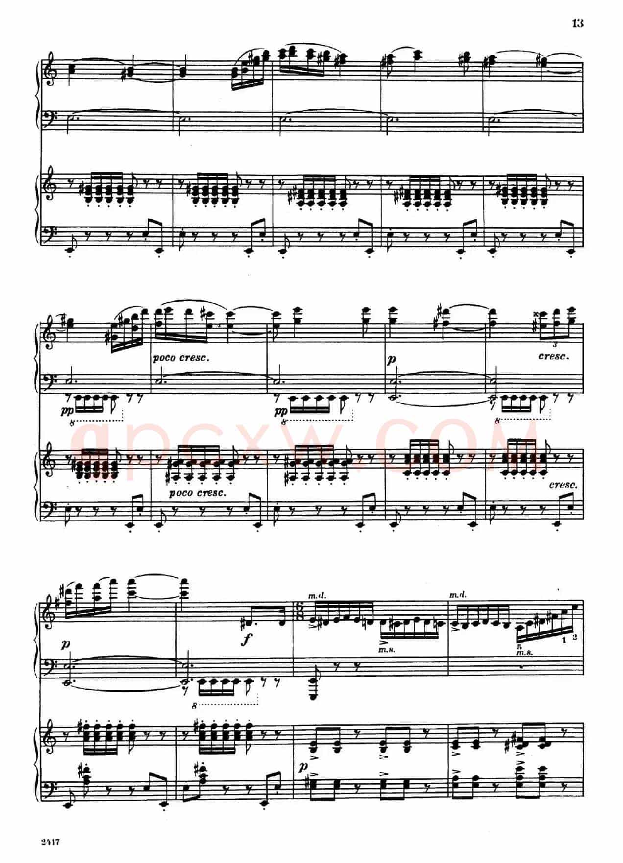 Introduction et Rondo Capriccioso Op.28(引子与随想回旋曲·双钢琴)