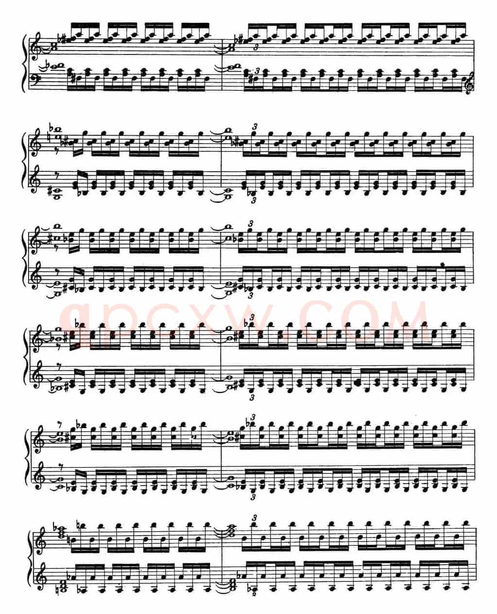 Technical Exercises S.146(李斯特钢琴技巧练习 BOOK Ⅸ)