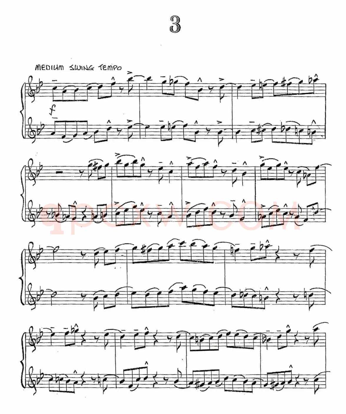 Jazz Conception For Saxophone Duets - 3（二重奏）