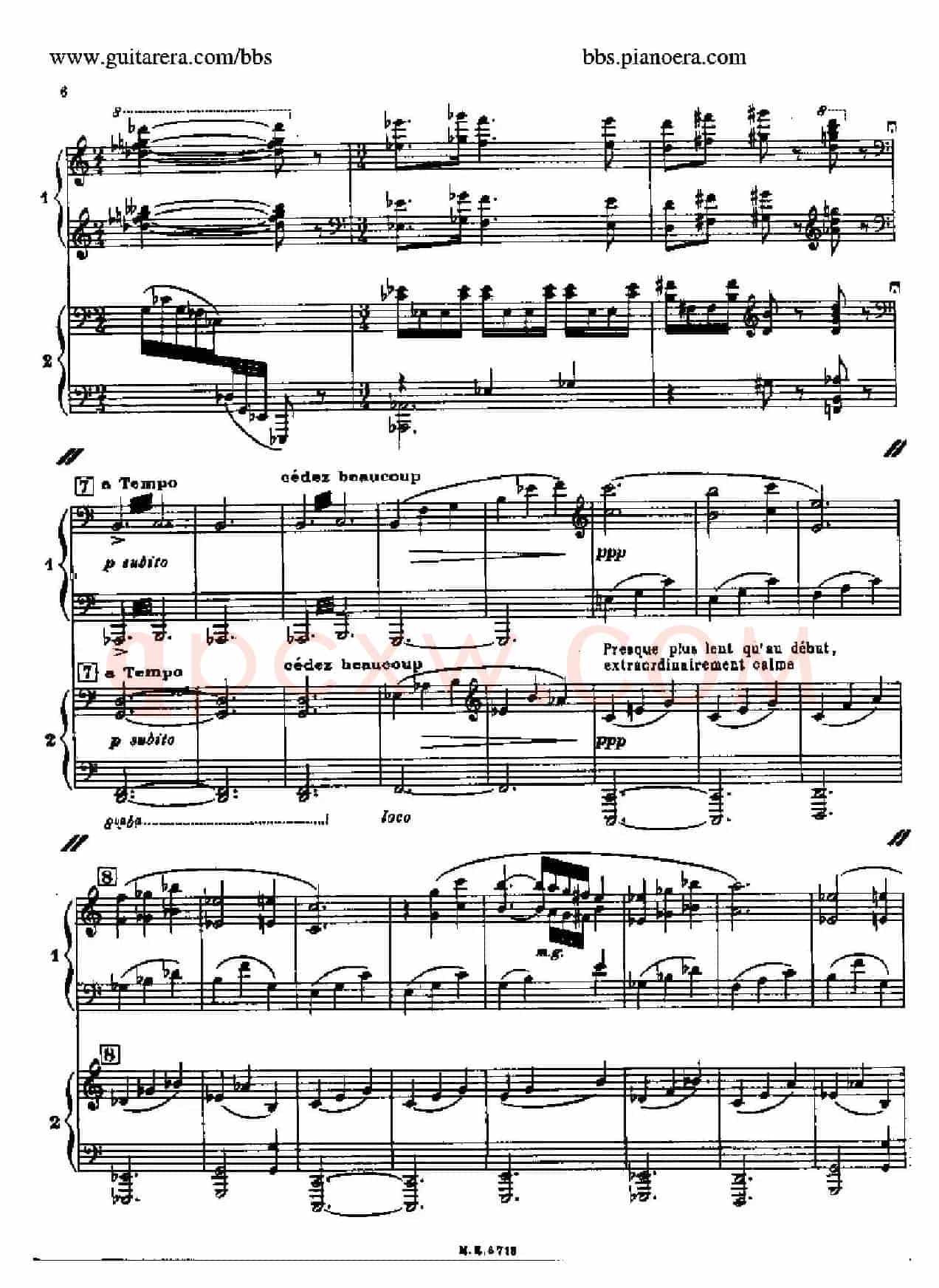 Sonata for Two Pianos(双钢琴奏鸣曲)