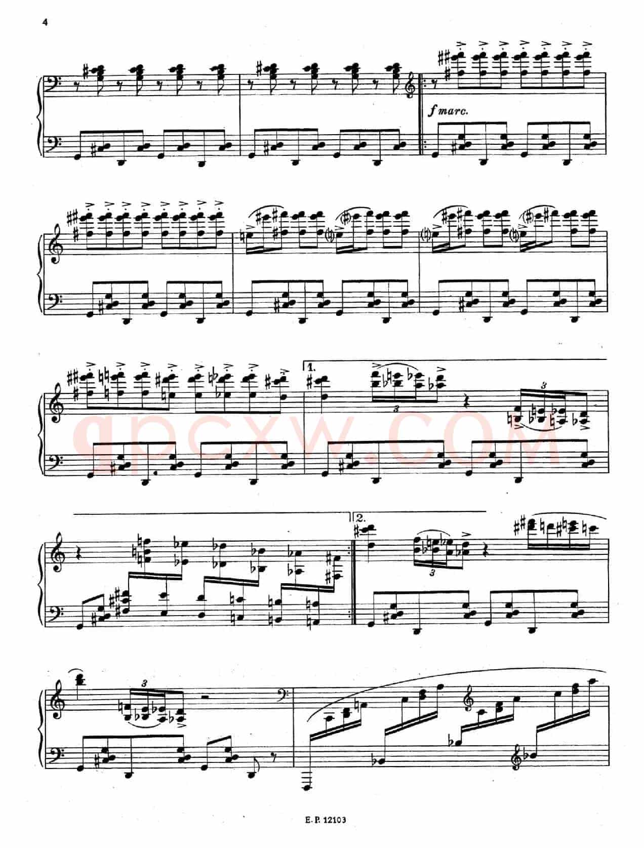 Sabre Dance(马刀舞曲)(索兰改编钢琴独奏版)