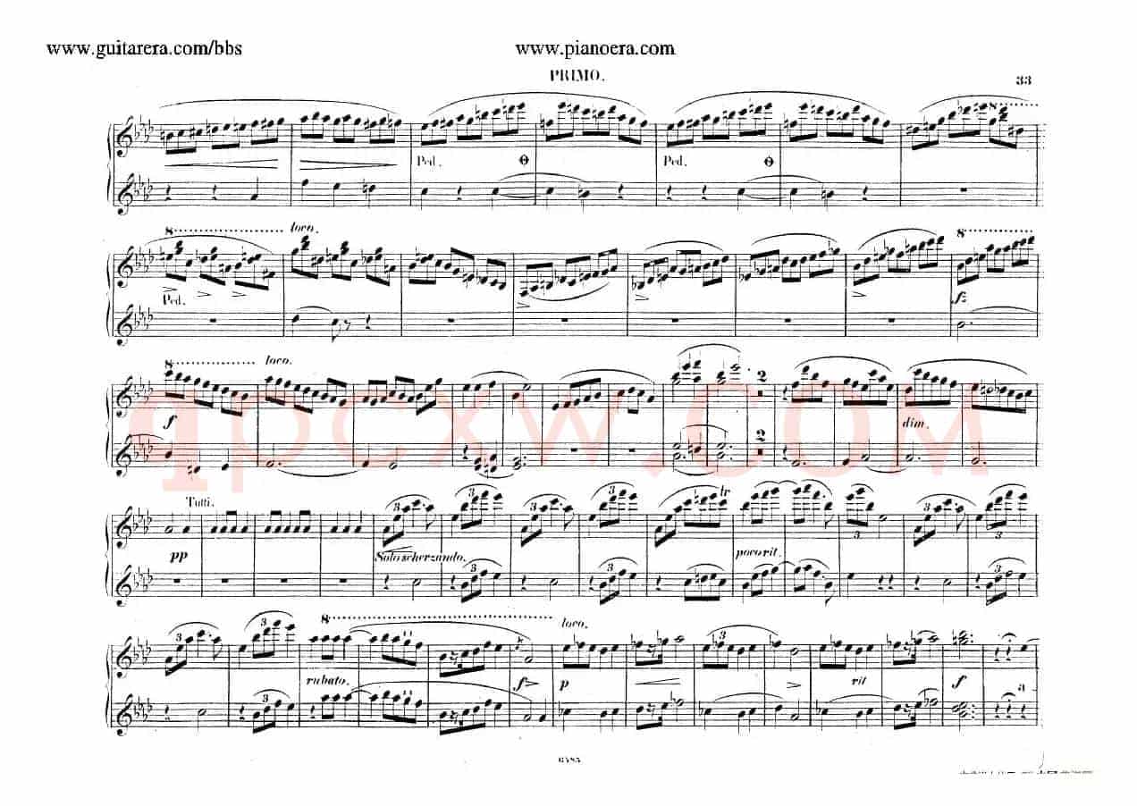 Piano Concerto No.2 in f Minor Op.21(f小调第二钢琴协奏曲·四手联弹版)