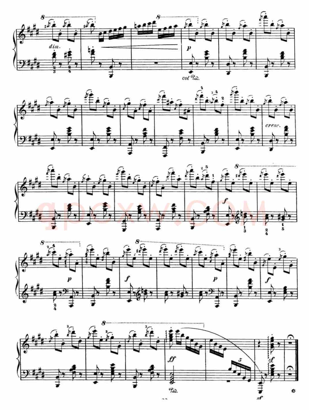 50首车尔尼Op.740钢琴手指灵巧技术练习曲（NO.9）