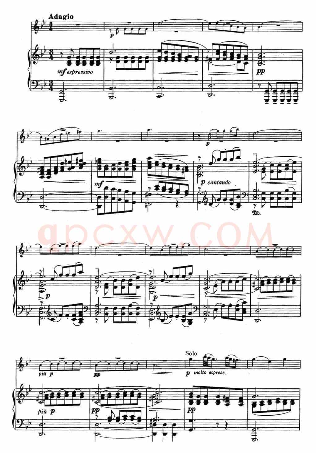 铃木小提琴教材第五册（Suzuki Violin School VOLUME 5)(小提琴+钢琴伴奏）