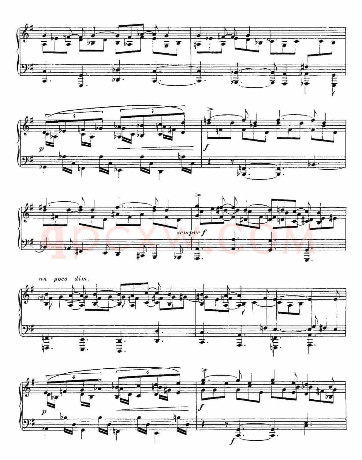 13 Nocturnes, Nocturne No. 12 in E minor （Op.107）