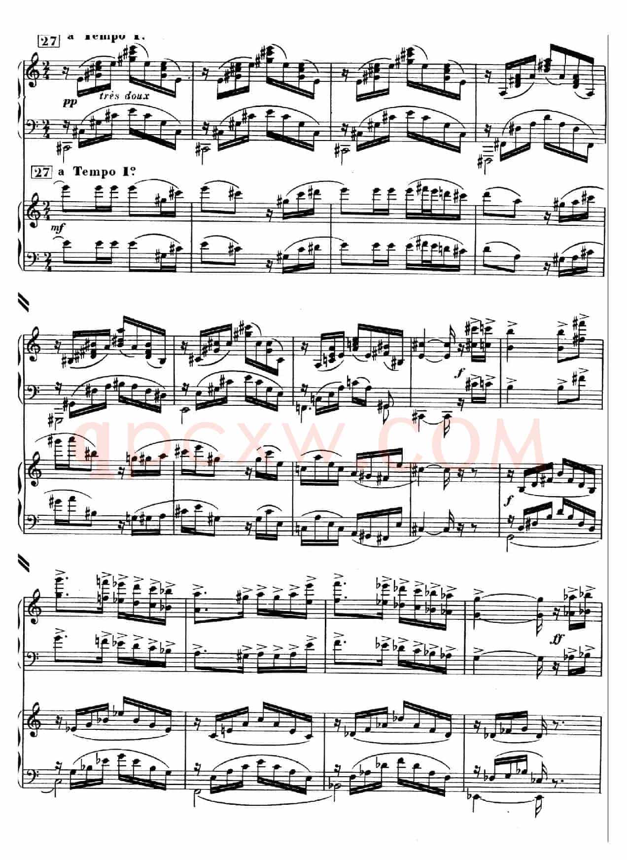 Piano Concerto in c-sharp Minor (升c小调钢琴协奏曲·第一乐章)