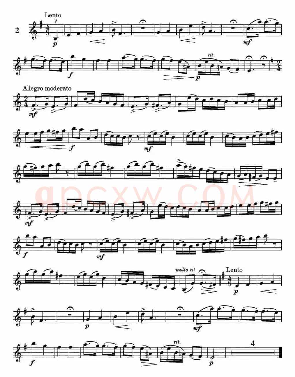 KONZERT G-dur（Oskar Rieding Op.34）