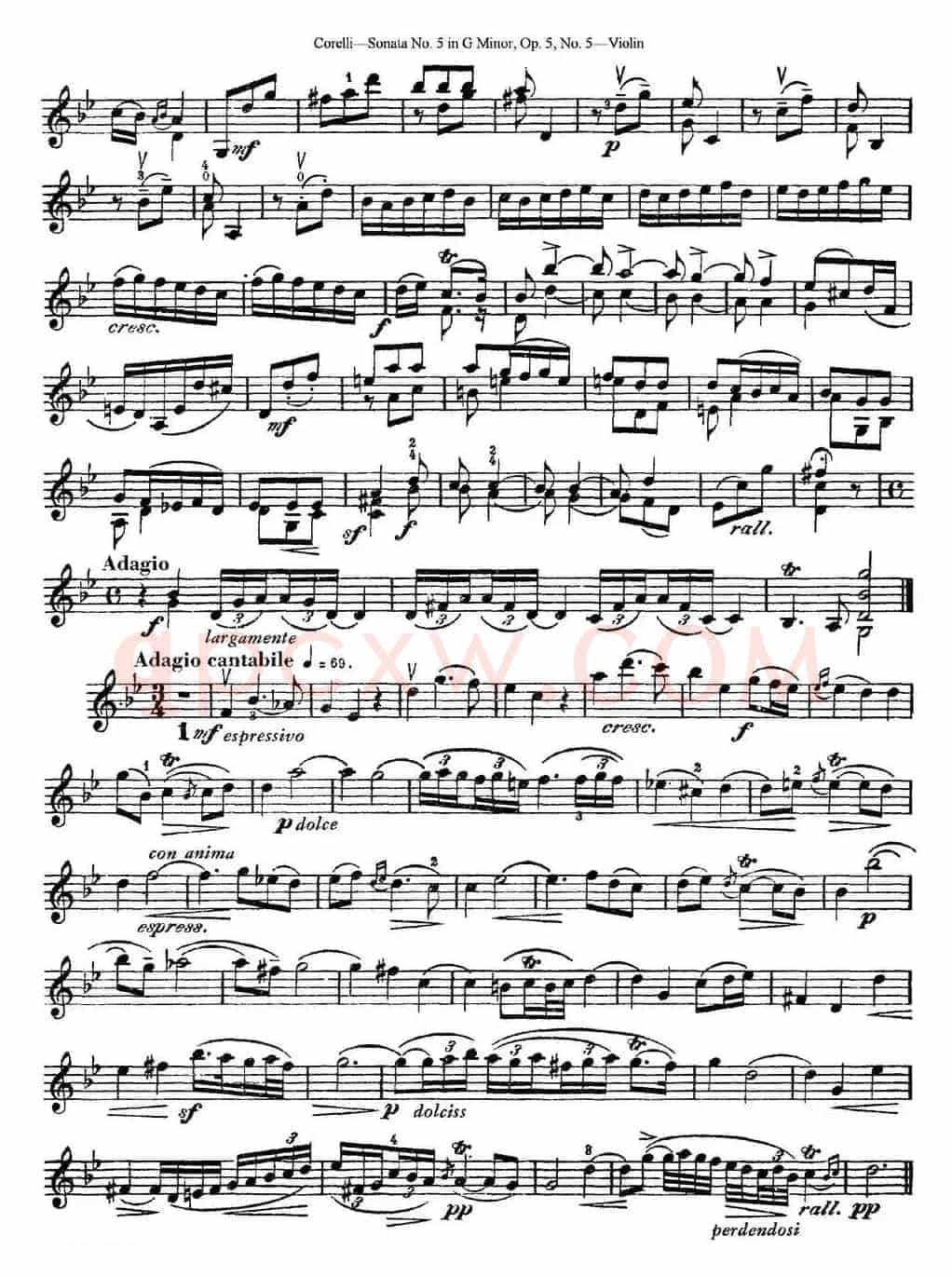 Sonata No.5 in G MinorOp.5 No.5