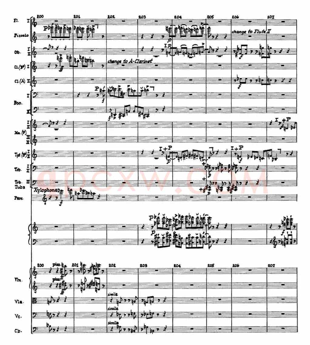Piano Concerto Op.42（钢琴协奏曲总谱P1-34）