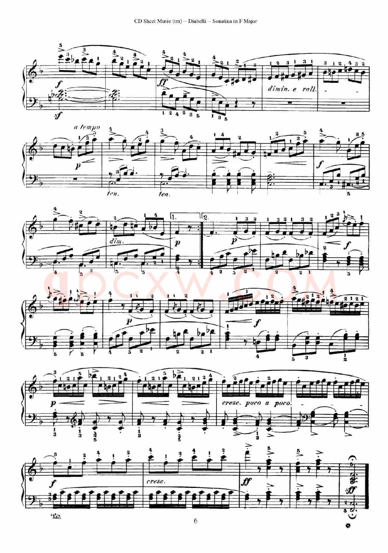 4 Piano Sonatinas(4首钢琴小奏鸣曲)(Op.151 No.3)