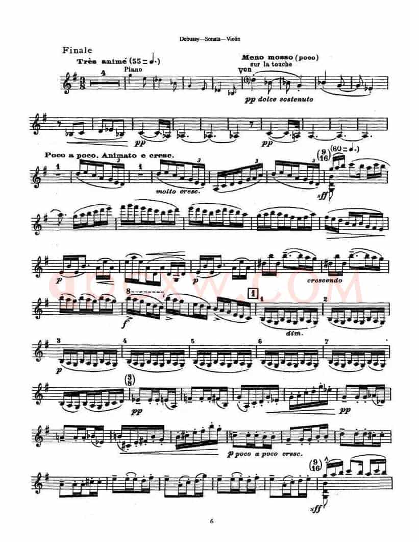 奏鸣曲（Sonata）（ 德彪斯作曲版）