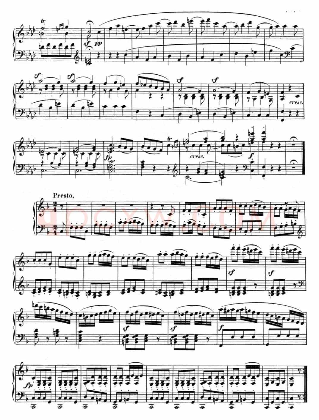 贝多芬钢琴奏鸣曲06 F大调 Op.10 No.2 F major