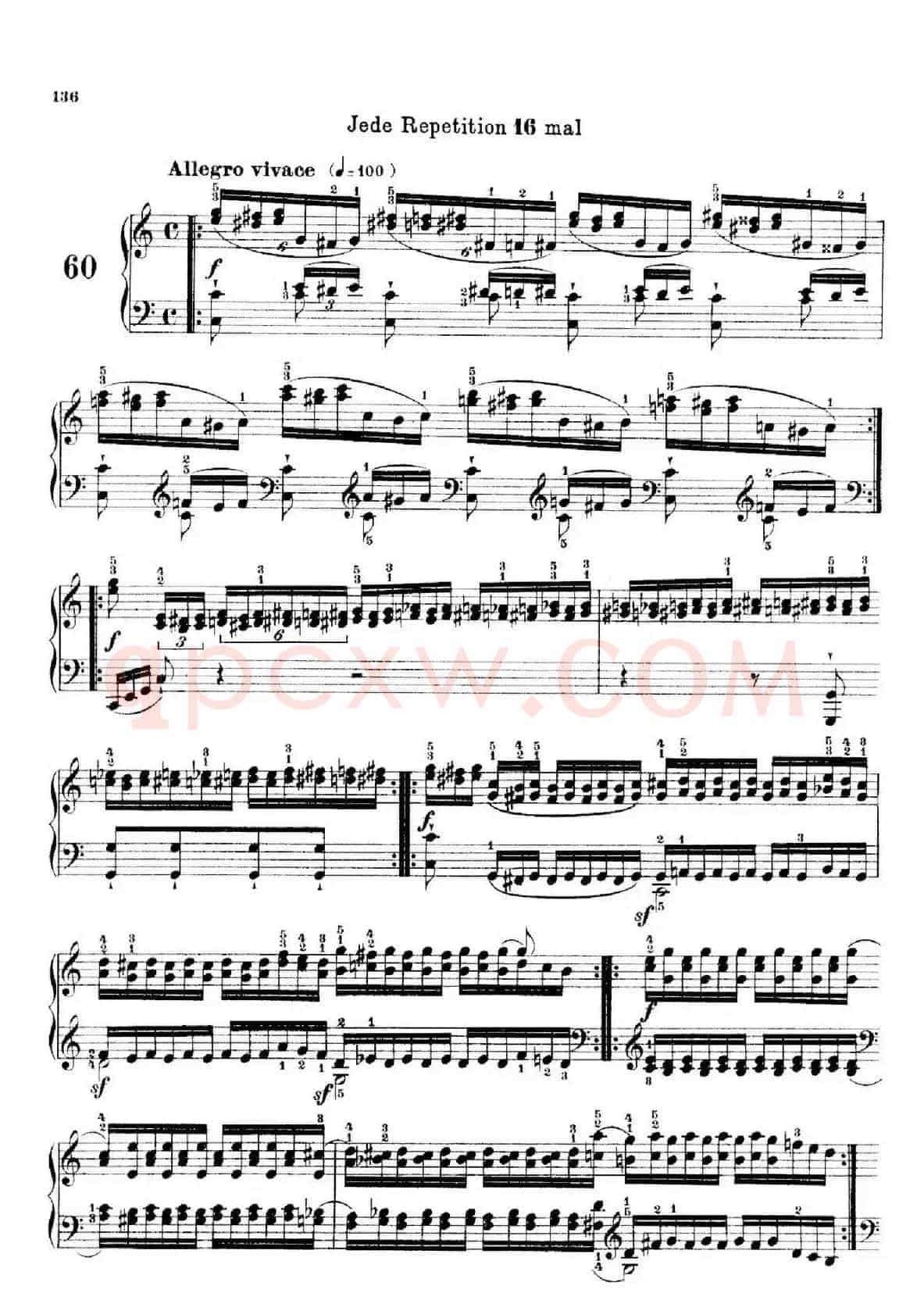 School of the Virtuoso Op.365(60首钢琴高级练习曲·60)