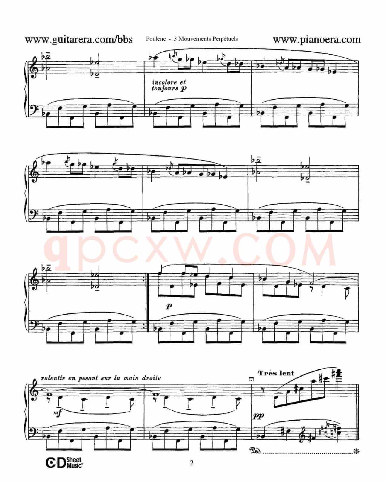 Trois Mouvements Perpetuel(3首无穷动·1)