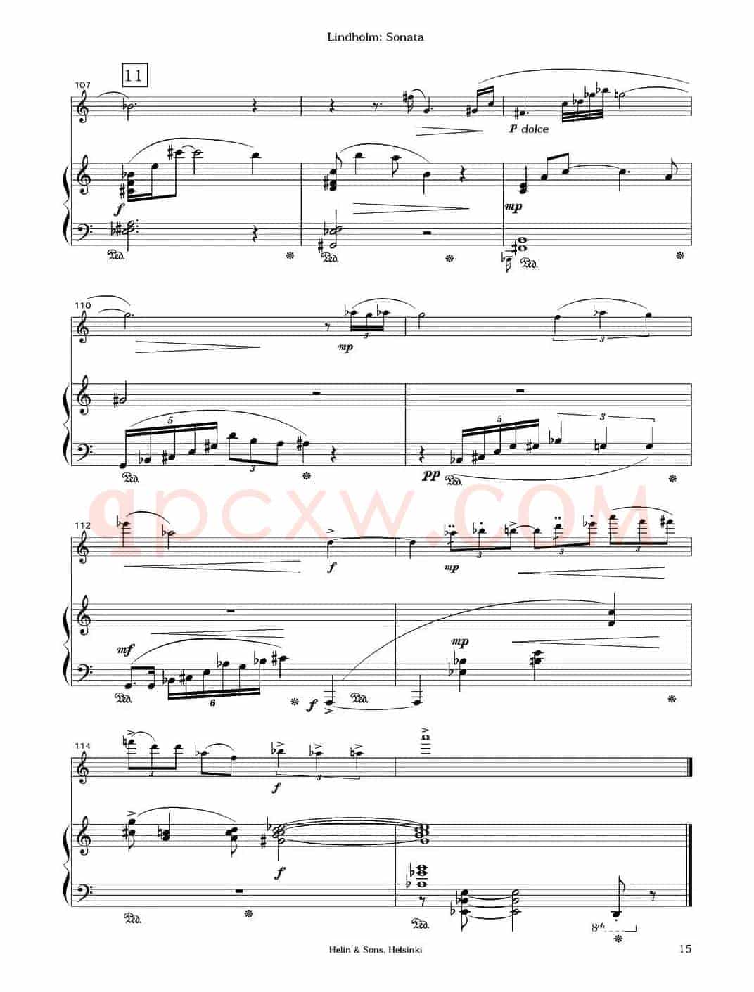 Sonata（长笛+钢琴）