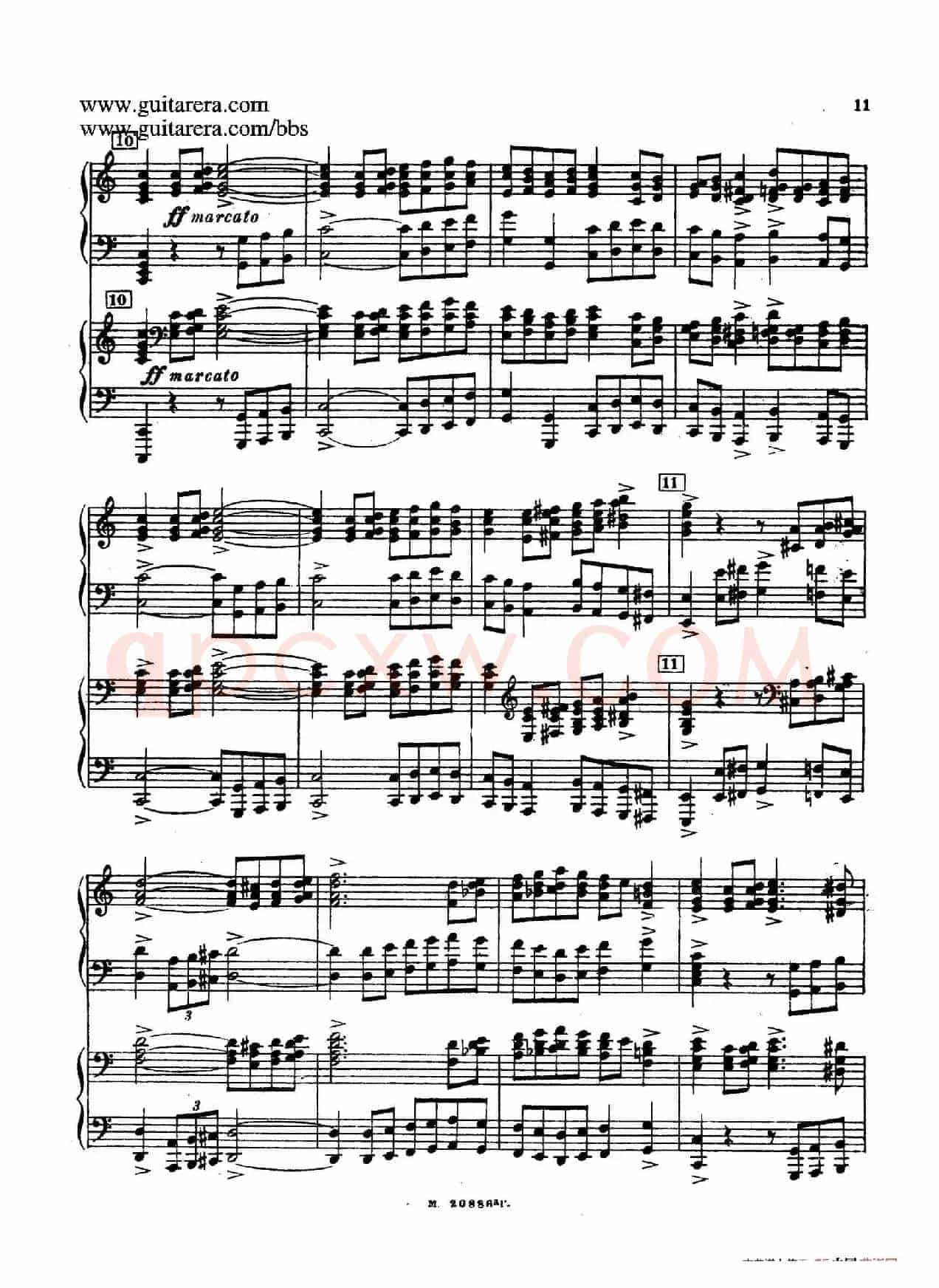 第二双钢琴组曲 Suite for Two Pianos No.2 Op.17(1. 引子 Introduction)