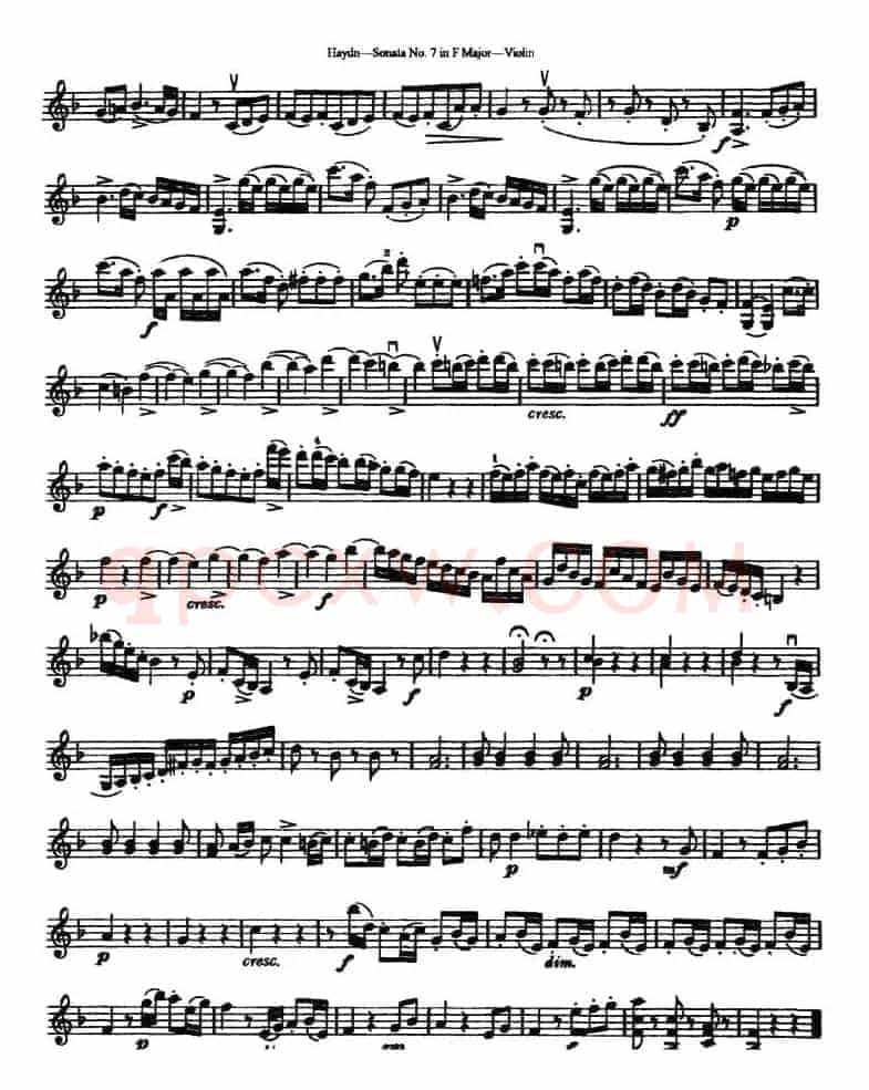 Soata No.7 in F Major