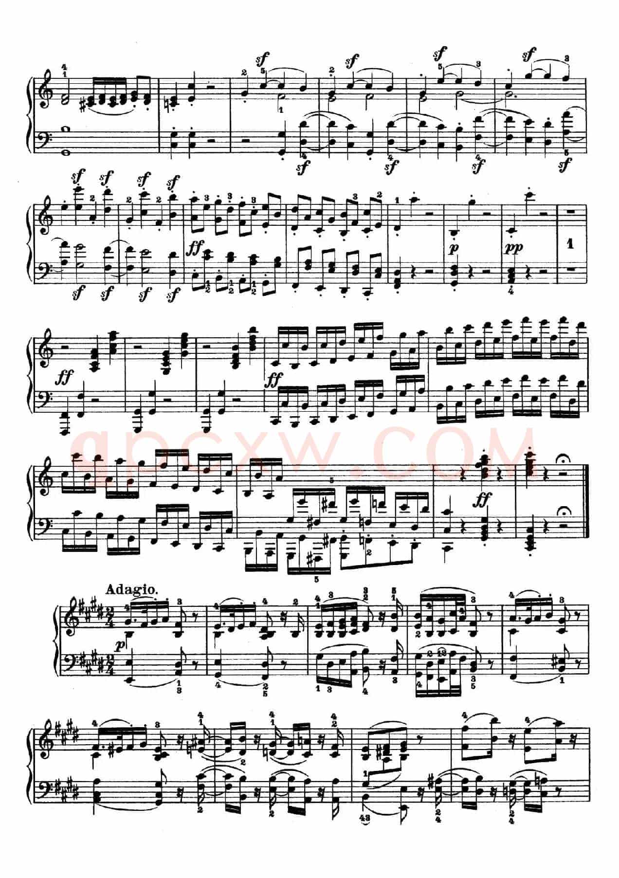 Piano Sonata in C Op.2 No.3(C大调第三钢琴奏鸣曲)